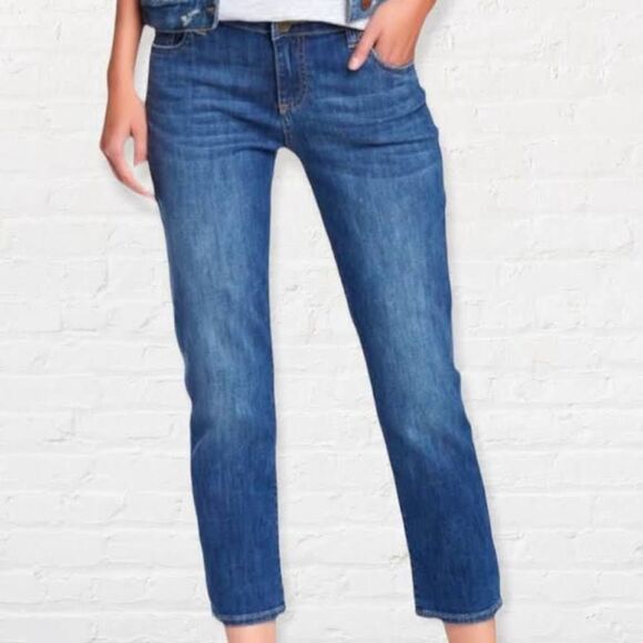 Kut from the Kloth Bardot Skinny Boyfriend Crop Jeans‎ Size 2 - Picture 1 of 11